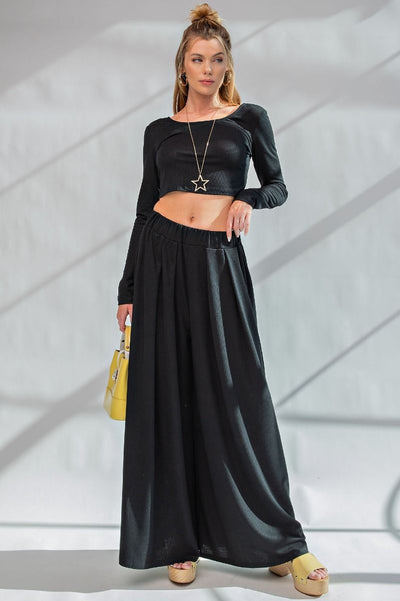 See the Good Wide Leg Pants in Black