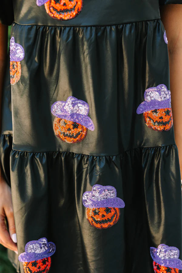 Howdy Pumpkin Jack O'Lantern Halloween Dress