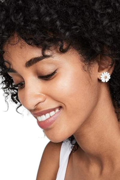 Kate Spade Into The Bloom Studs in White