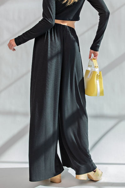 See the Good Wide Leg Pants in Black