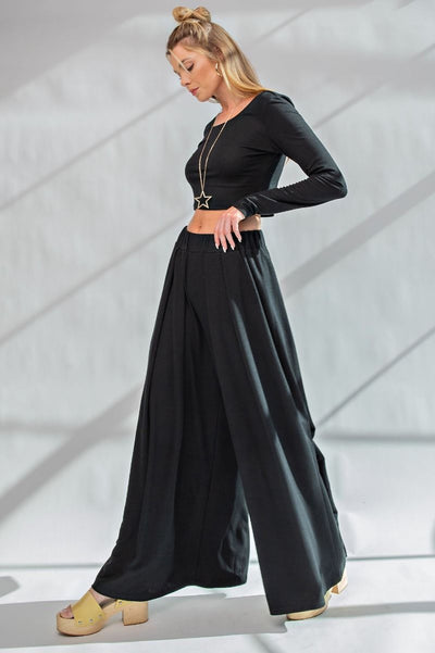 See the Good Wide Leg Pants in Black