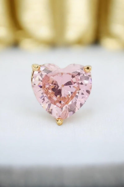 Kate Spade New York My Love Heart Stud Earrings in Pink