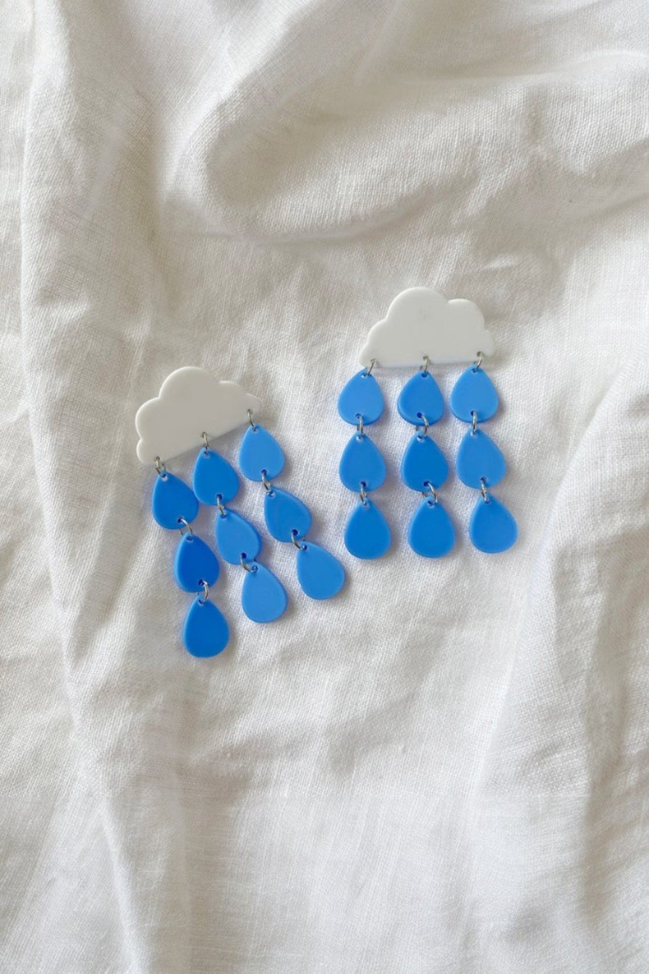 Stormy Days Cloud and Raindrop Earrings