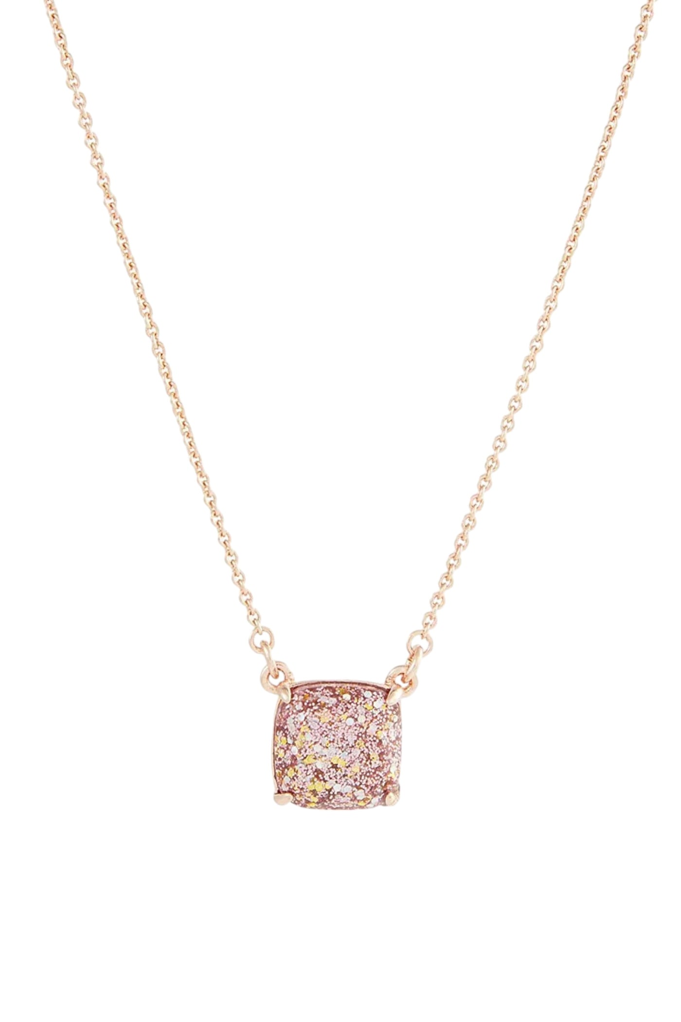 Kate Spade New York Cause A Stir Mini Pendant Necklace in Rose Gold