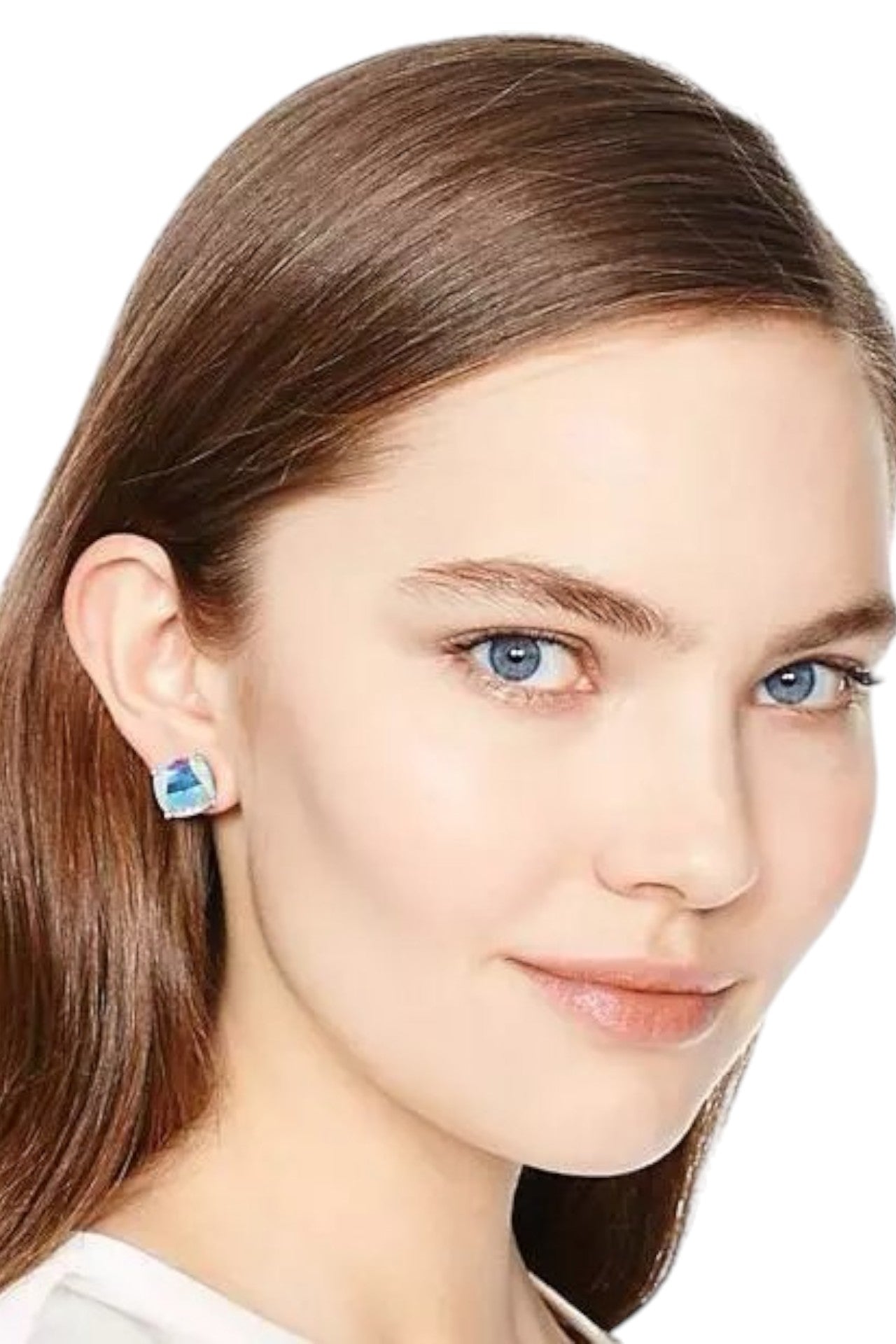 Kate Spade New York Small Square Studs Earrings Aurora Borealis