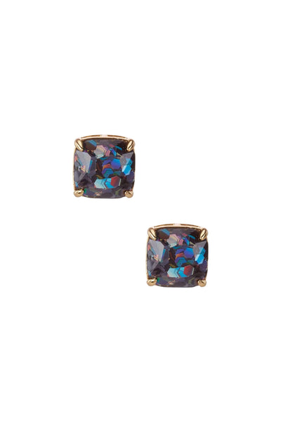 Kate Spade New York Small Square Studs Earrings Rainbow Gem