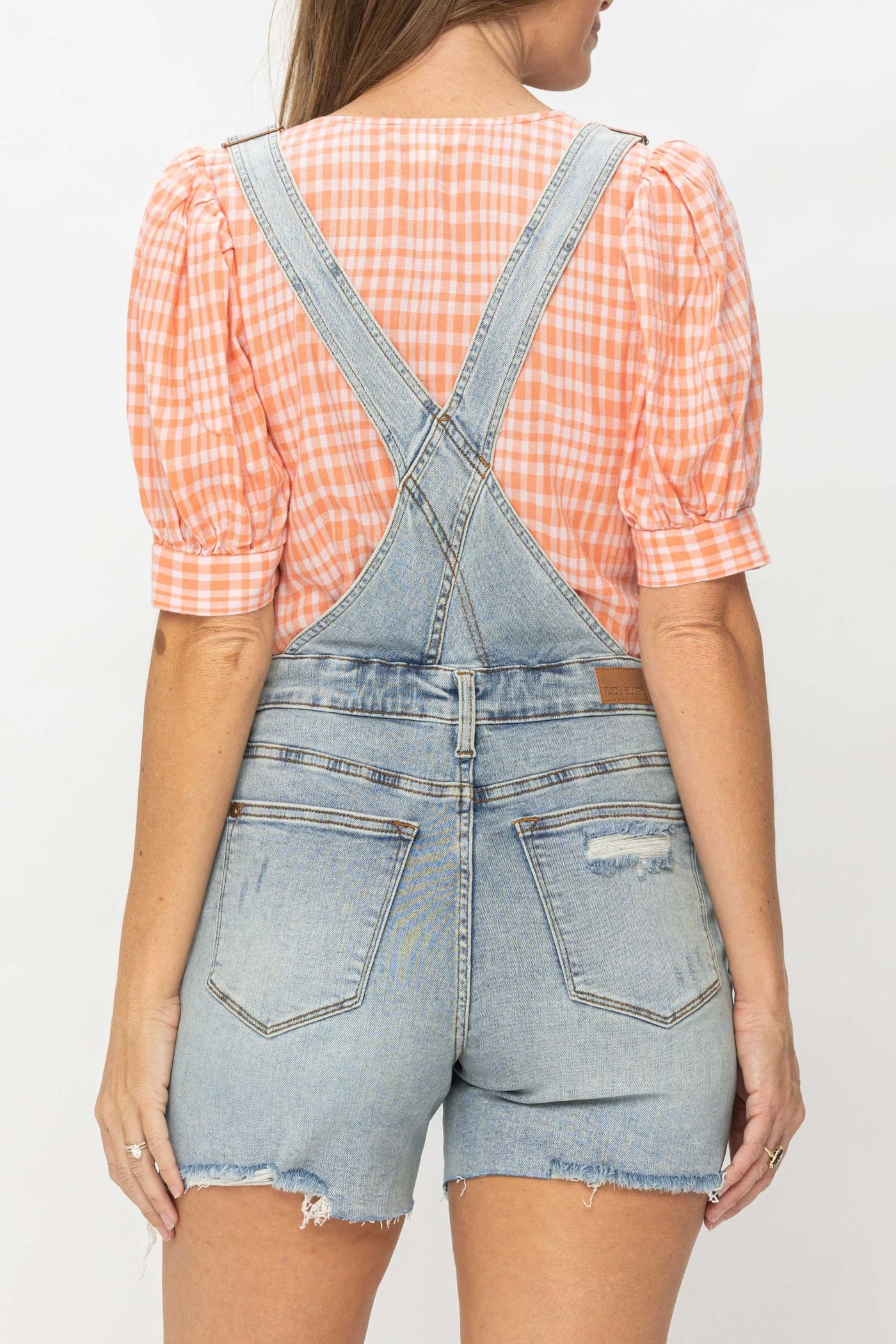 Judy Blue The Daisy Overall Shorts