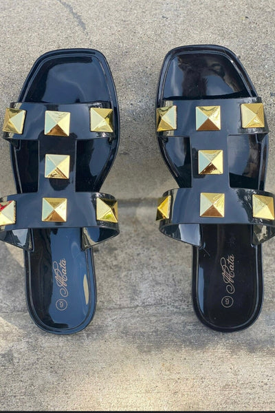 Girl Vacay Studded Sandals