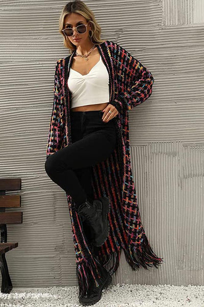 Over the Rainbow Cardigan Duster in Multi